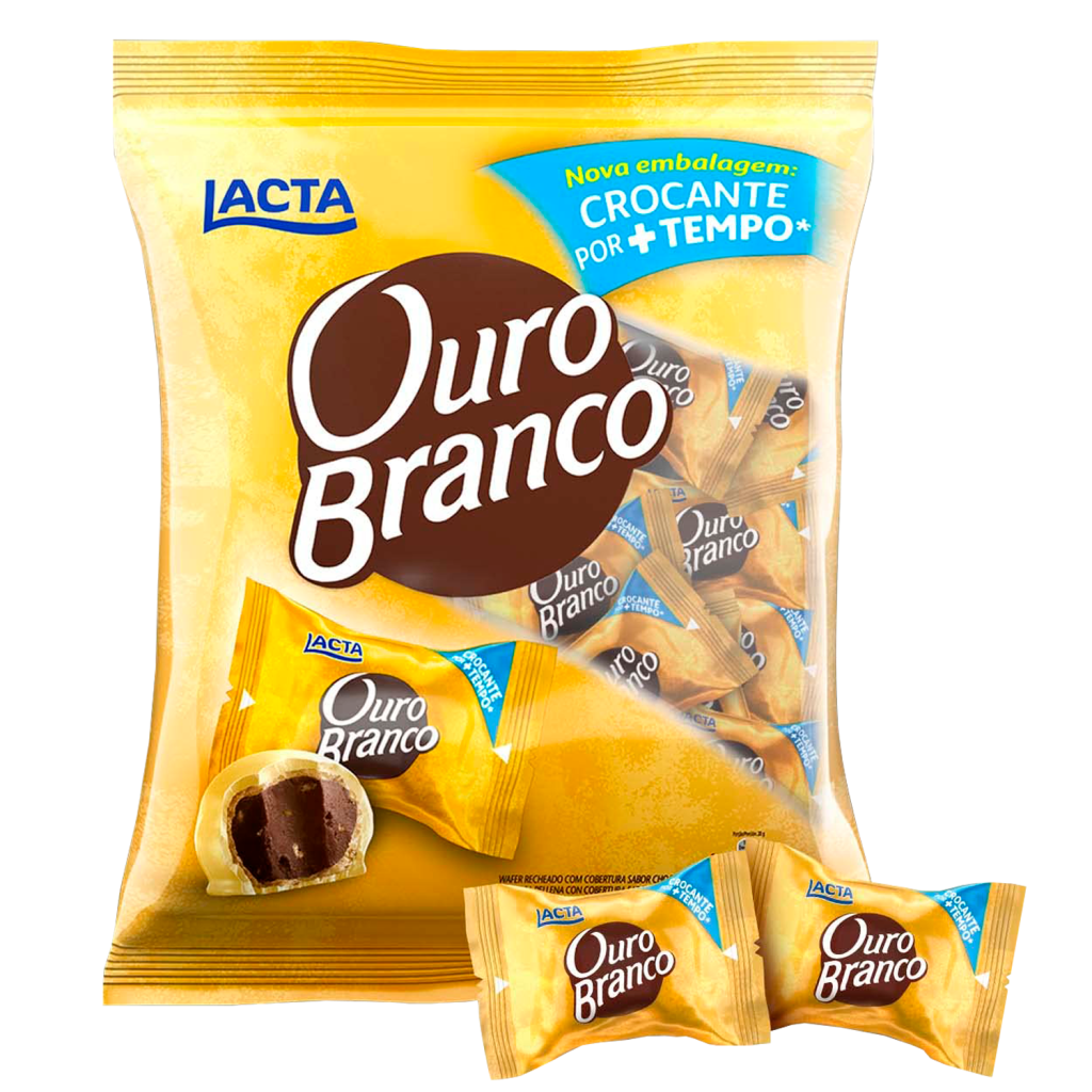 BOMBOM OURO BRANCO LACTA