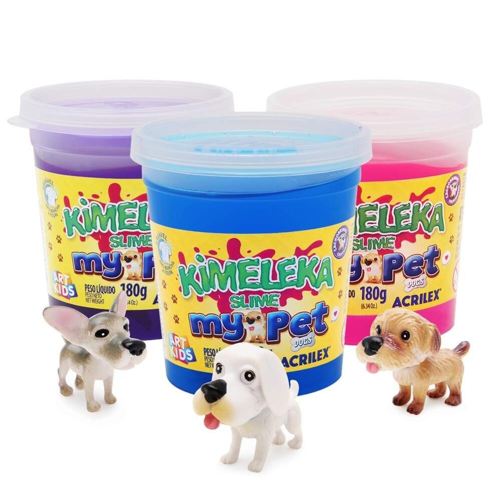 SLIME KIMELEKA MY PET ART KIDS ACRILEX