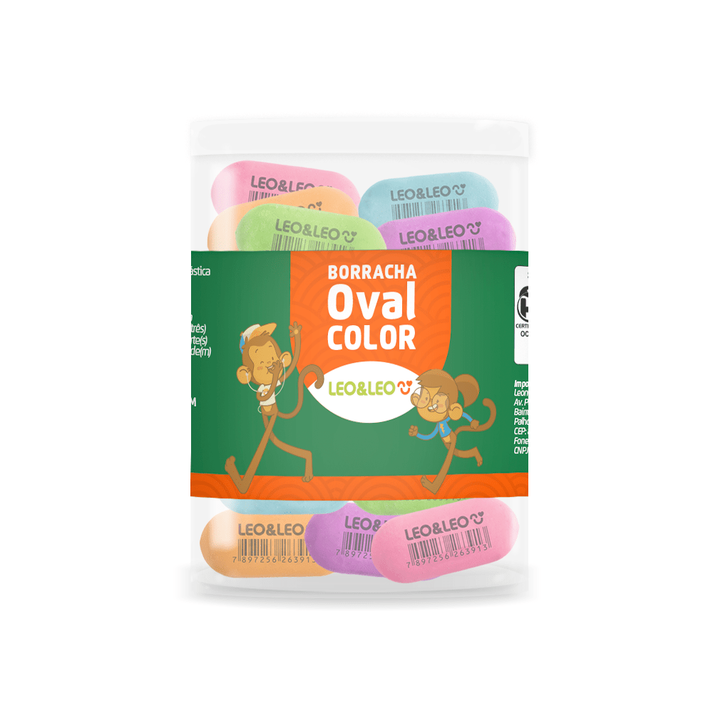 BORRACHA OVAL COLOR LEO&LEO