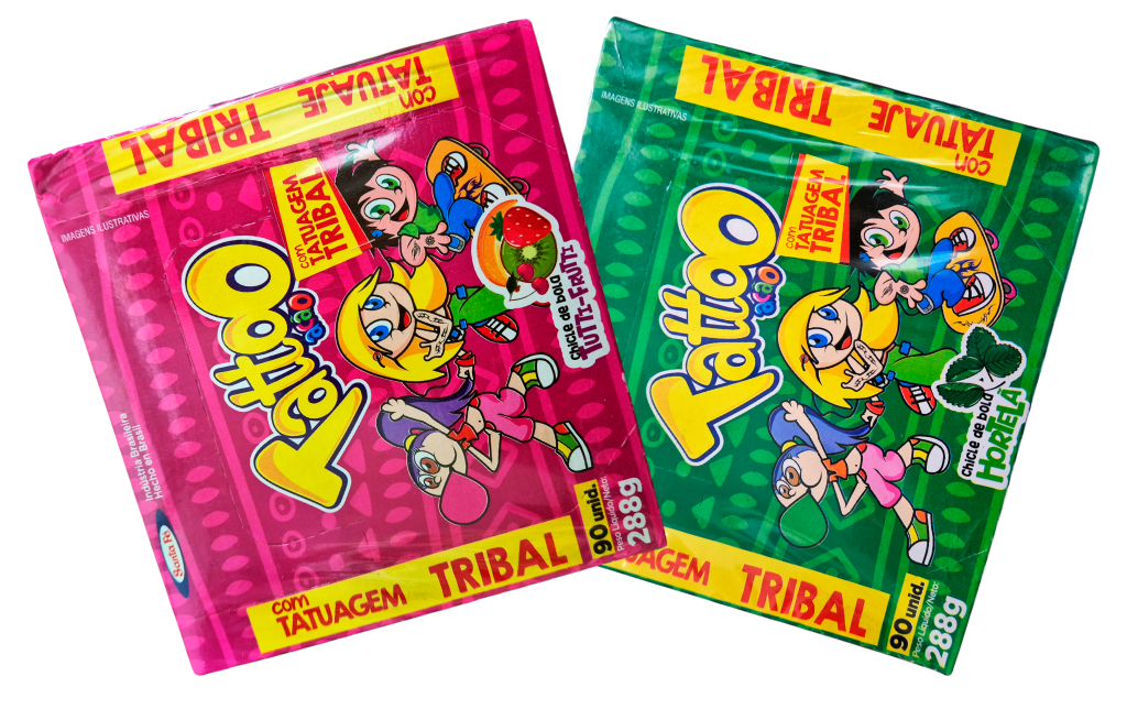 CHICLE TATTOO AÇÃO TRIBAL SANTA FÉ