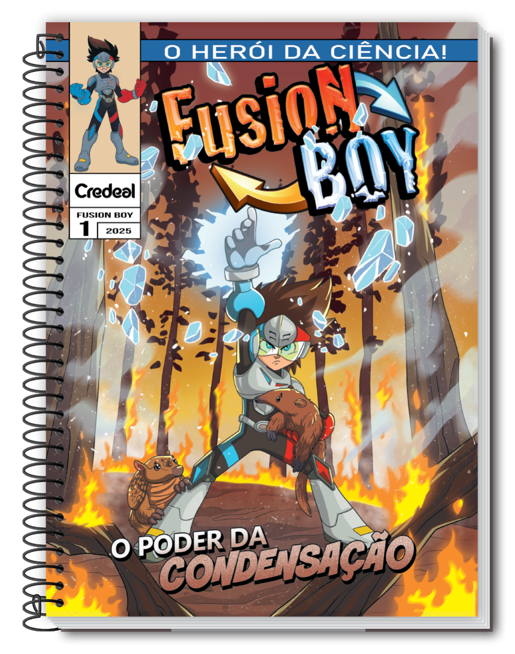 CADERNO 10 MATÉRIAS CAPA DURA FUSION BOY CREDEAL (271872)