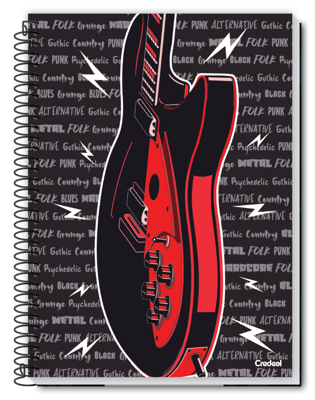 CADERNO 16 MATÉRIAS CAPA DURA MY COLLECTION CREDEAL (283585)