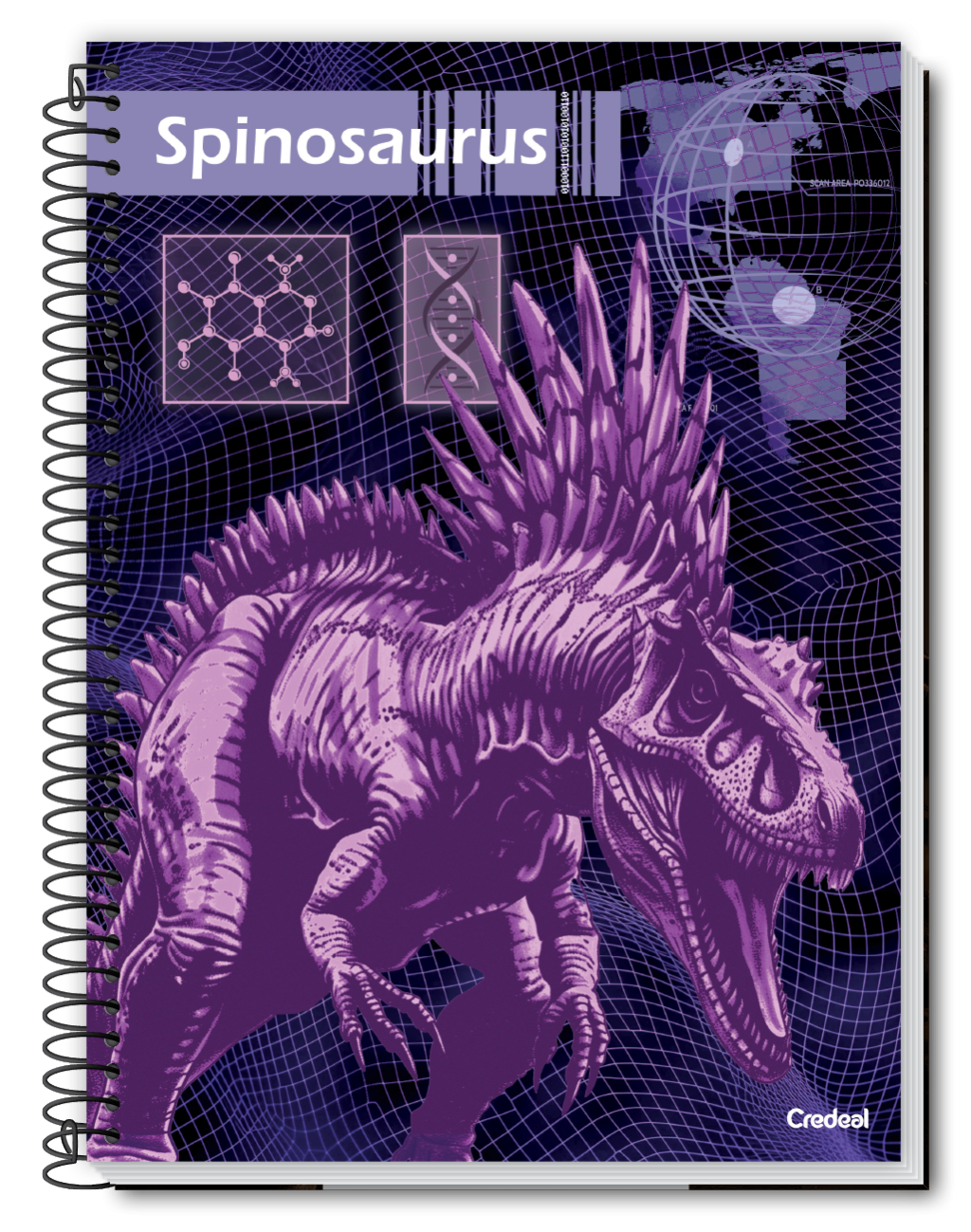 CADERNO 1 MATÉRIA CAPA DURA SUPER DINO CREDEAL (285282)
