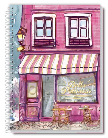 CADERNO 20 MATÉRIAS CAPA DURA BELLA CREDEAL (274965)