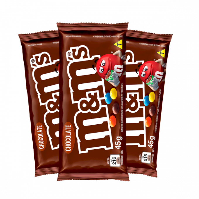 CHOCOLATE M&M´S AO LEITE 40G (SACHÊ)