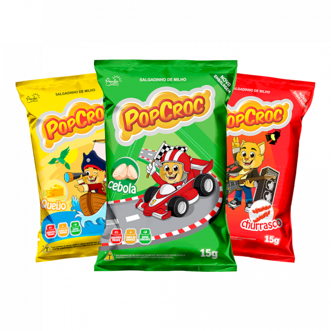 SALGADINHO POPCROC METALIZADO POPULAR