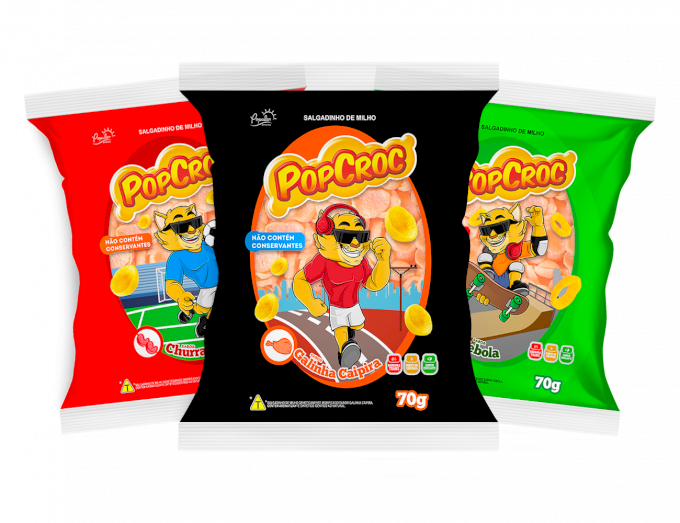 SALGADINHO POPCROC TRADICIONAL POPULAR