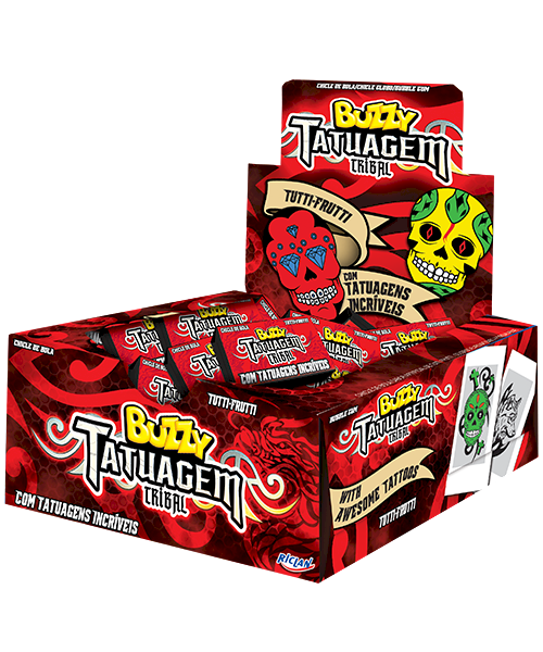 CHICLE TATUAGEM TRIBAL RICLAN