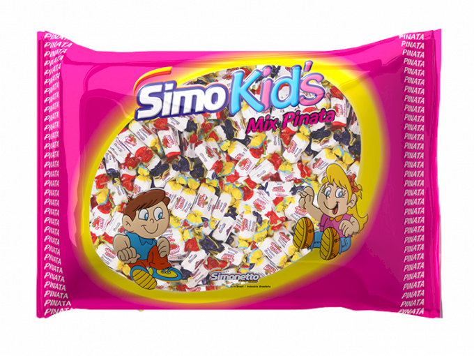 BALA MASTIGÁVEL SIMO KIDS SORTIDA SIMONETTO