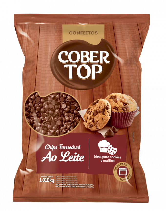 GOTAS CHIPS CHOCOLATE AO LEITE COBERTOP BEL
