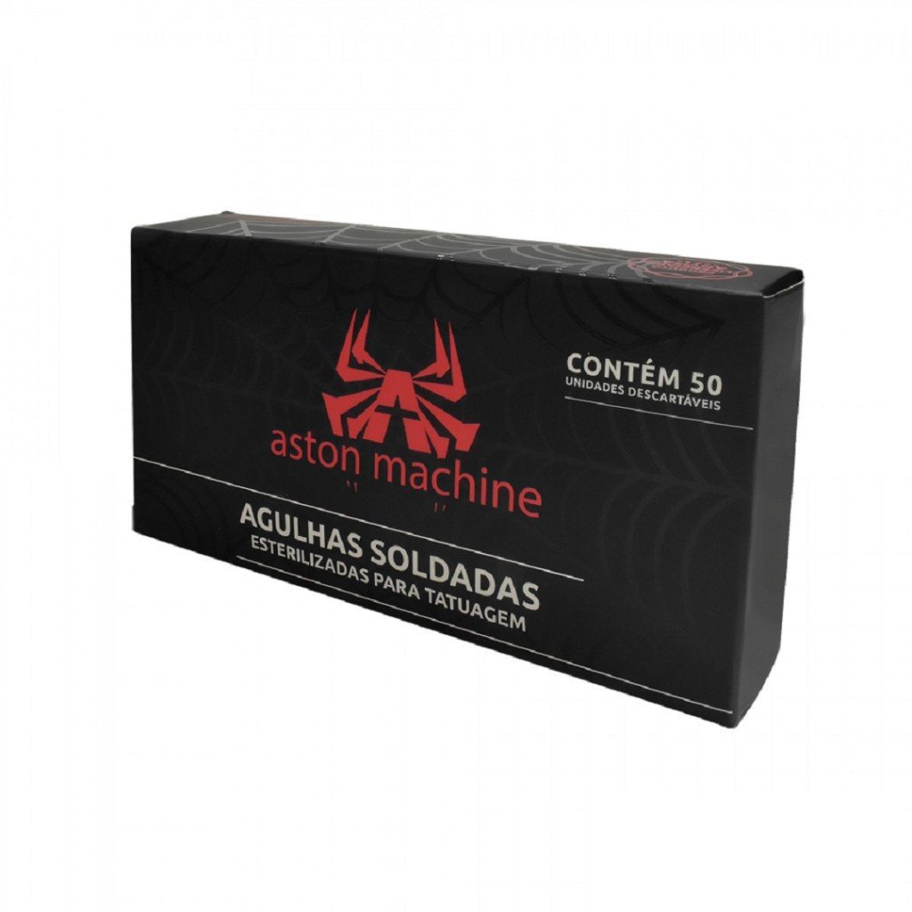 Caixa de agulha Aston - Cx c/ 50 Un