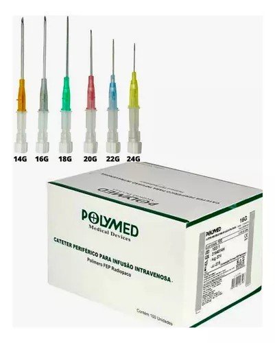 Cateter intravenoso Polymed - Unidade