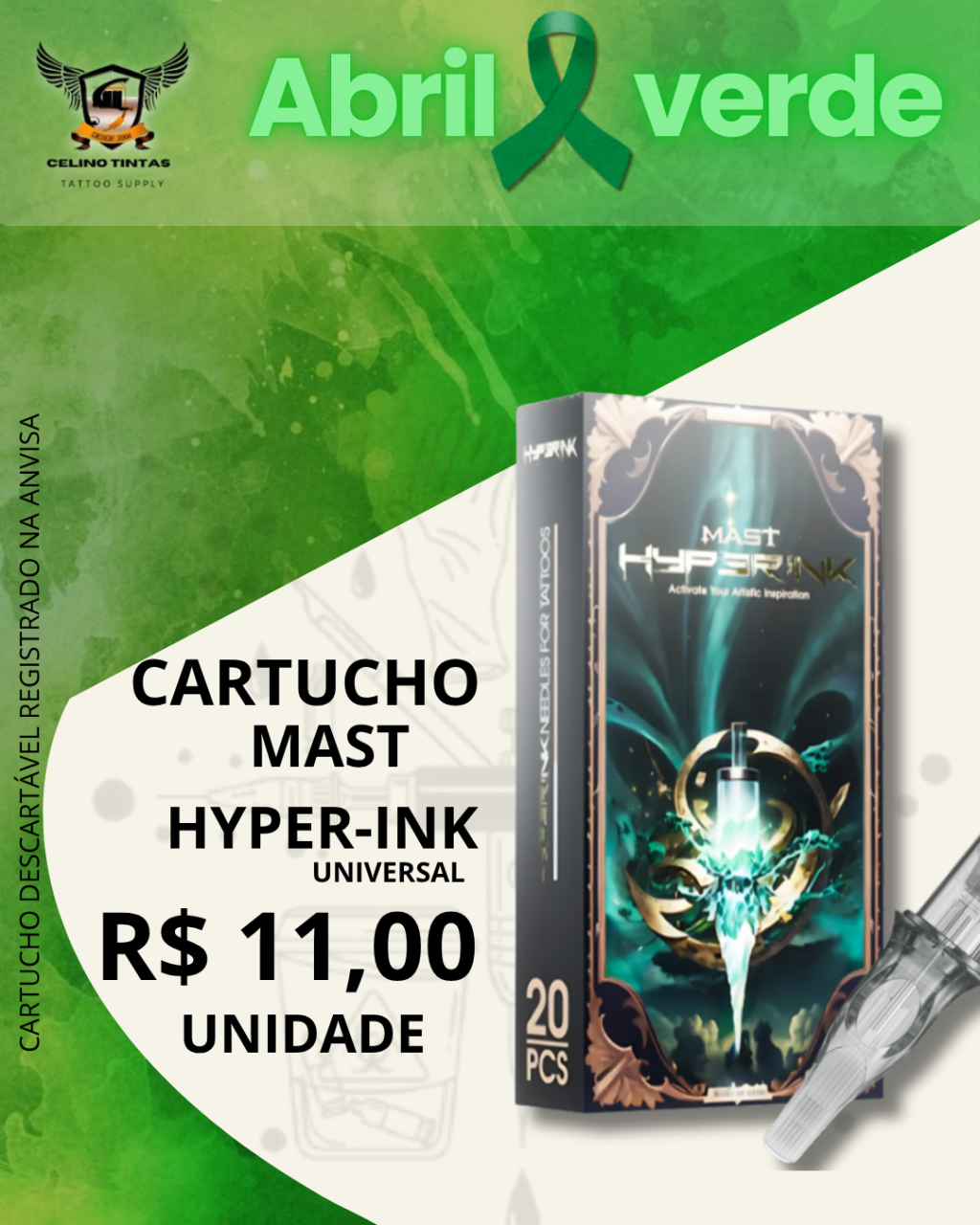 Cartucho Universal MAST HYPER-INK  - UNIDADE