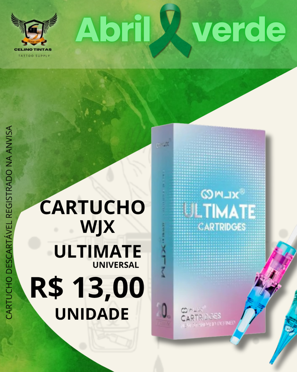 Cartucho Universal WJX ULTIMATE - UNIDADE