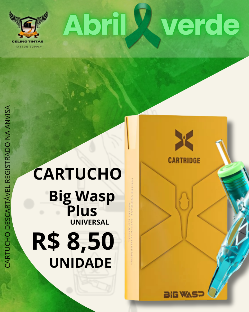 Cartucho Big Wasp Plus - Unidade