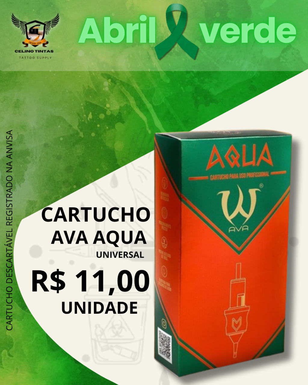 Cartucho AVA AQUA -unidade