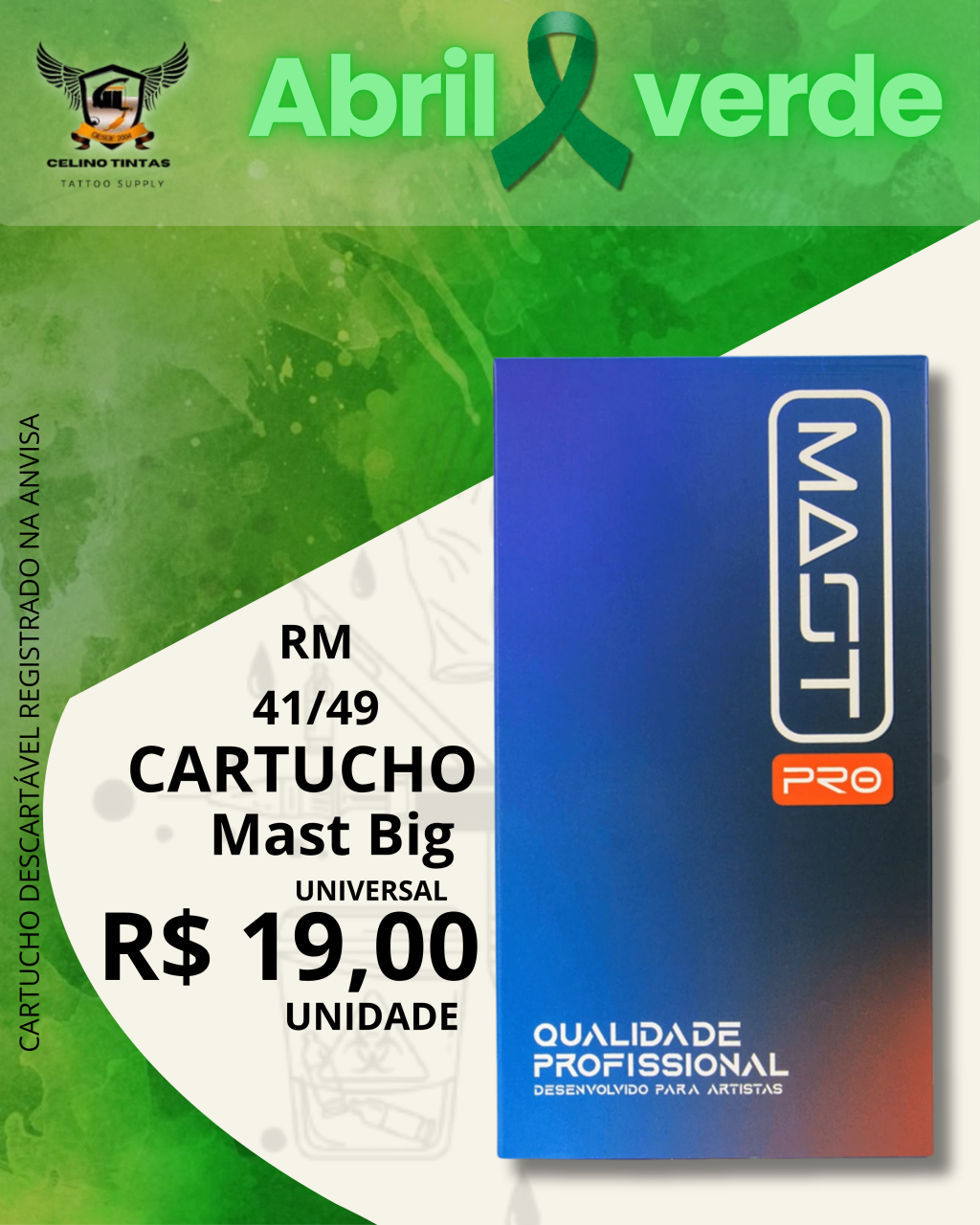 Cartucho Mast Big -  UNIDADE