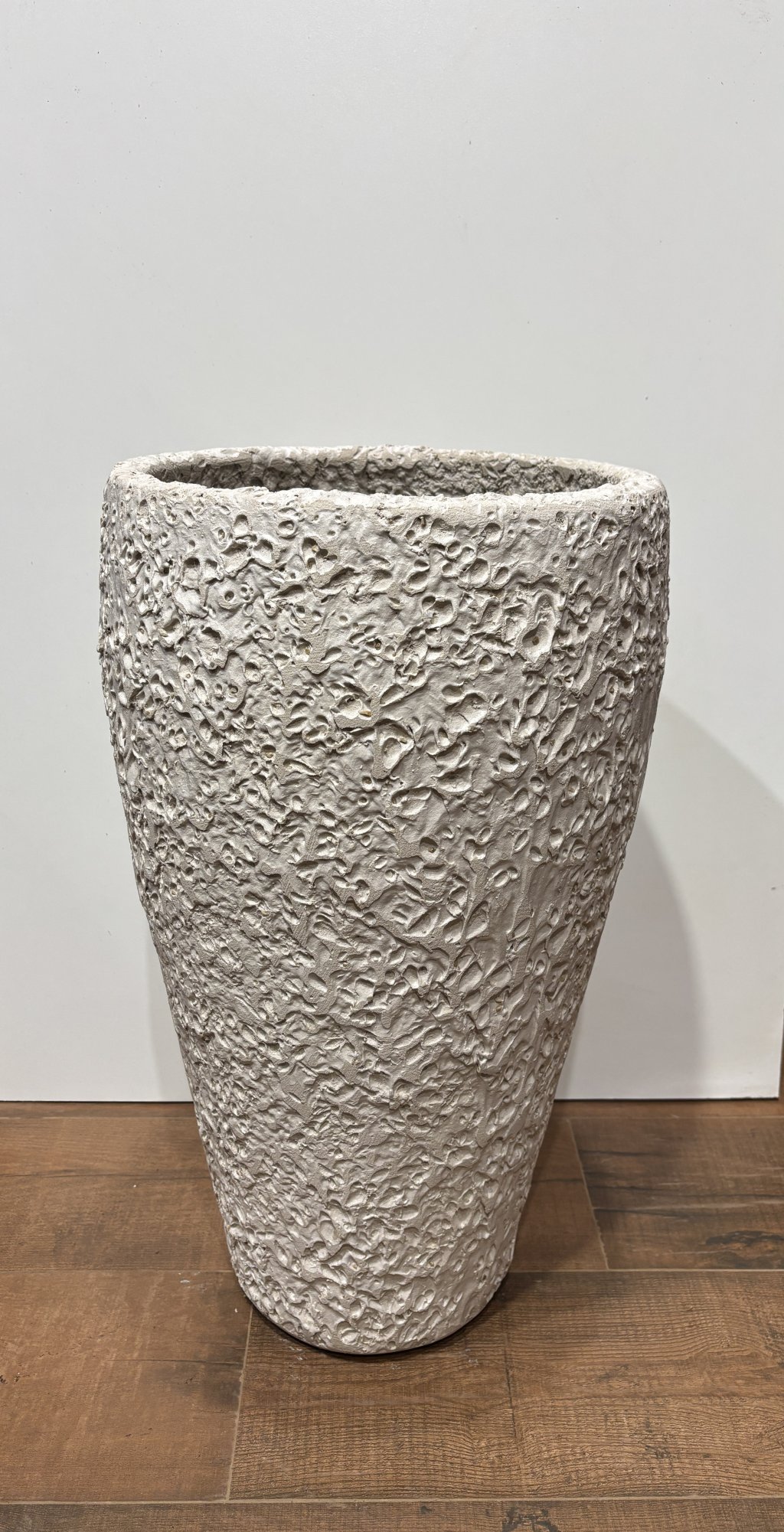 VASO CIMENTO TEXTURIZADO - ONIX 02 (A65 x D35)