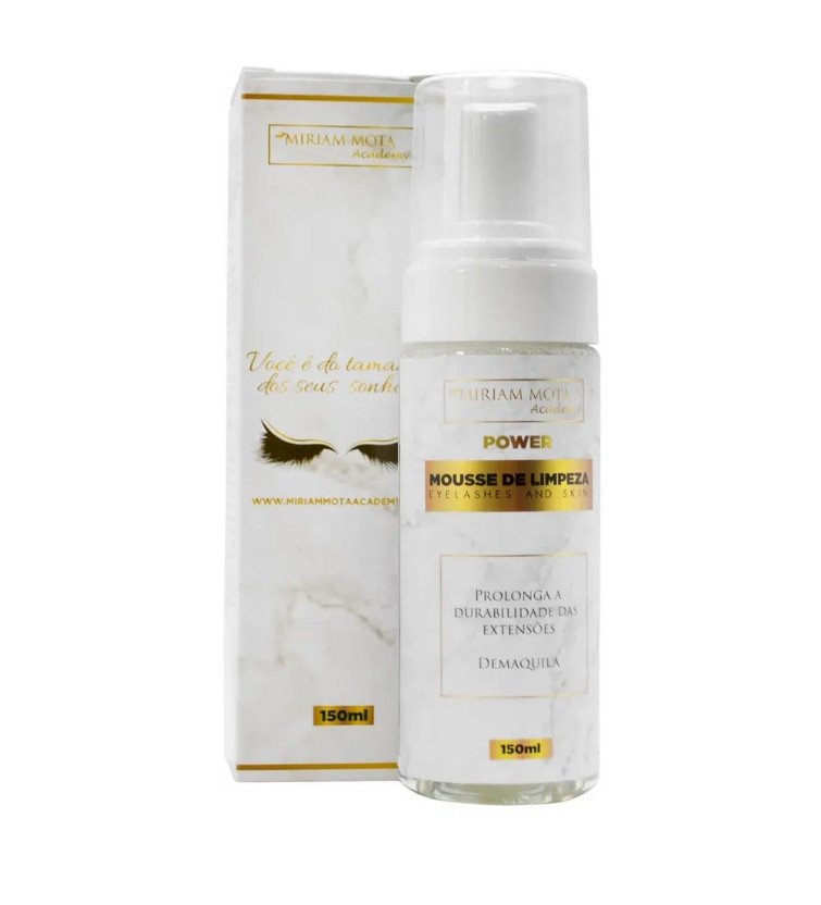 Mousse de limpeza POWER Miriam Mota 