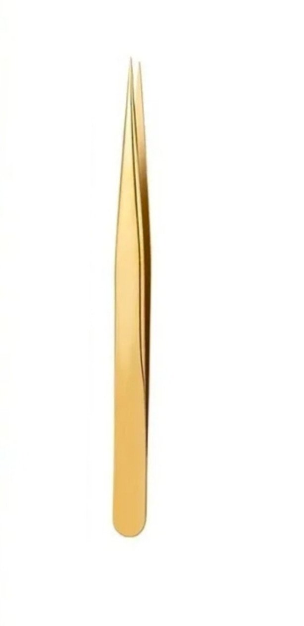 Pinça reta dourada 