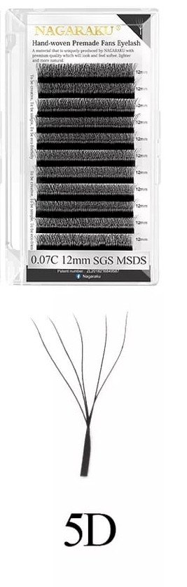 Cílios Nagaraku - W 5D