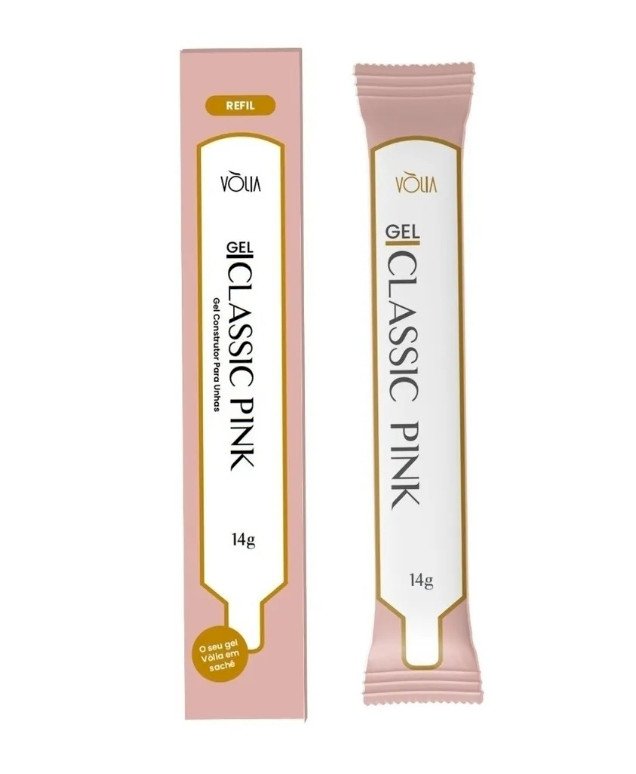 Gel volia - SACHÊ - Clássic Pink - 14g.