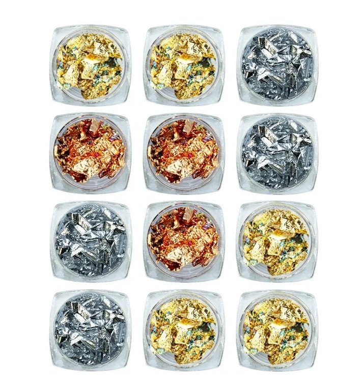 Folha de ouro para decoração 