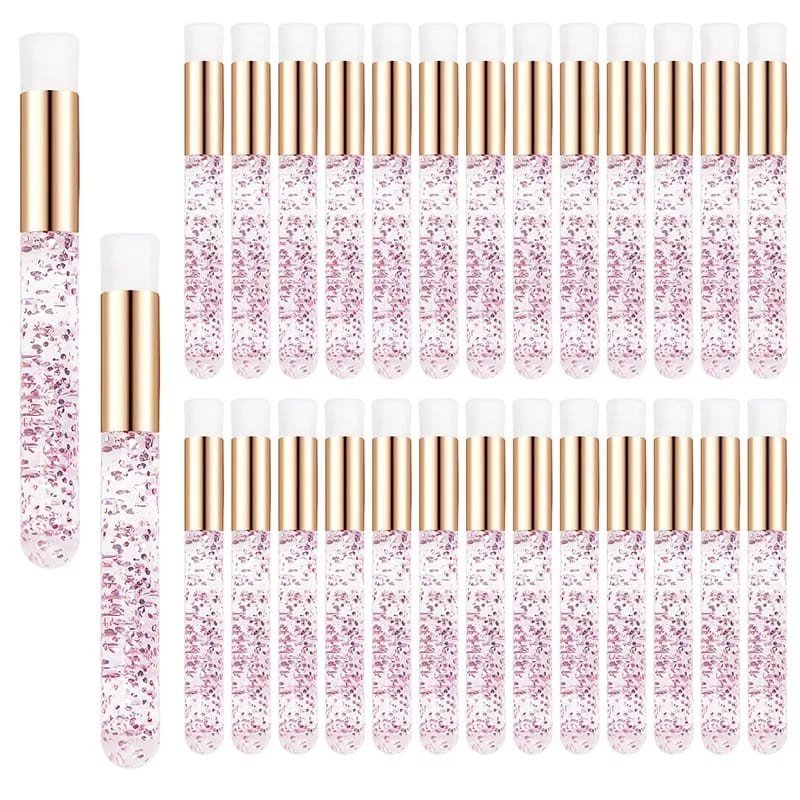 Pincel para higienização com Glitter 