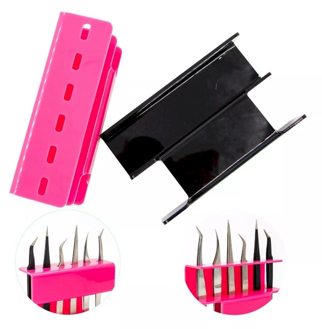 Porta pinça em acrílico 