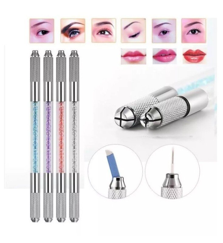 Tebori ponta dupla -  Cristal 