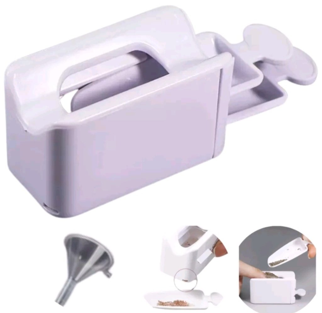 Coletor de  glitter duplo 