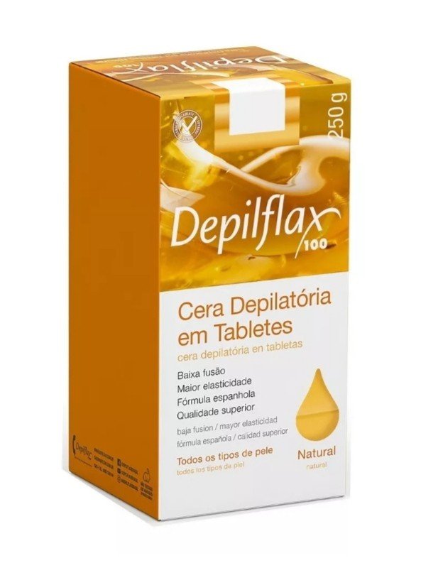 Cera quente Depilflax - Natural 