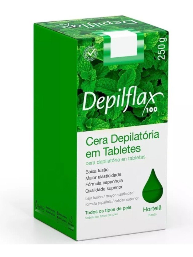 Cera quente Depilflax - Hortelã 