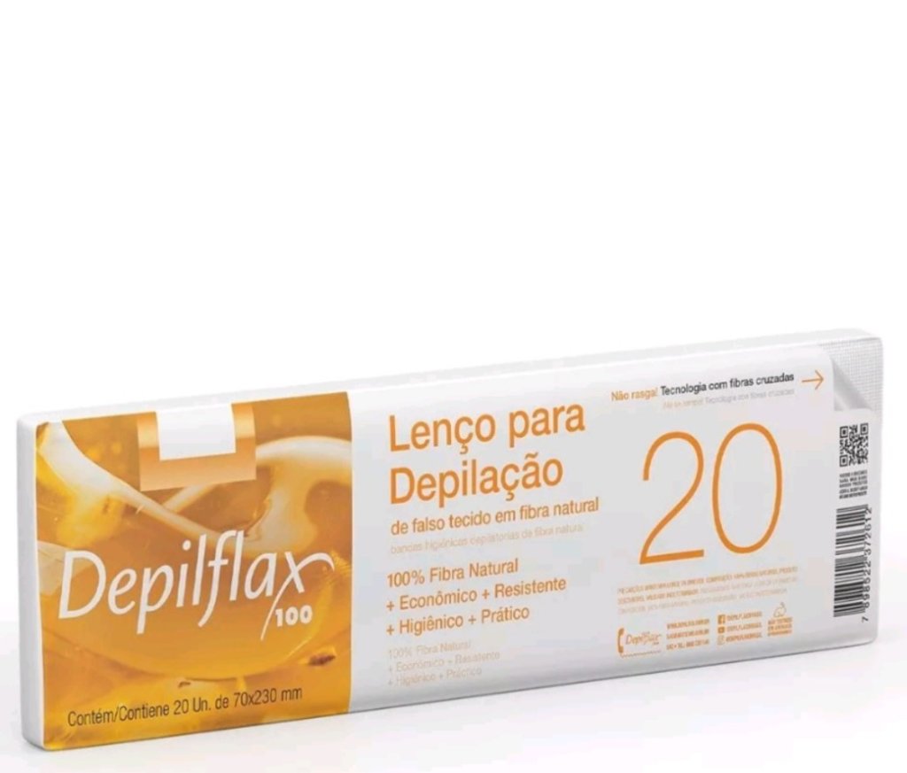 Lenço depilatório Depilflax - 20 un