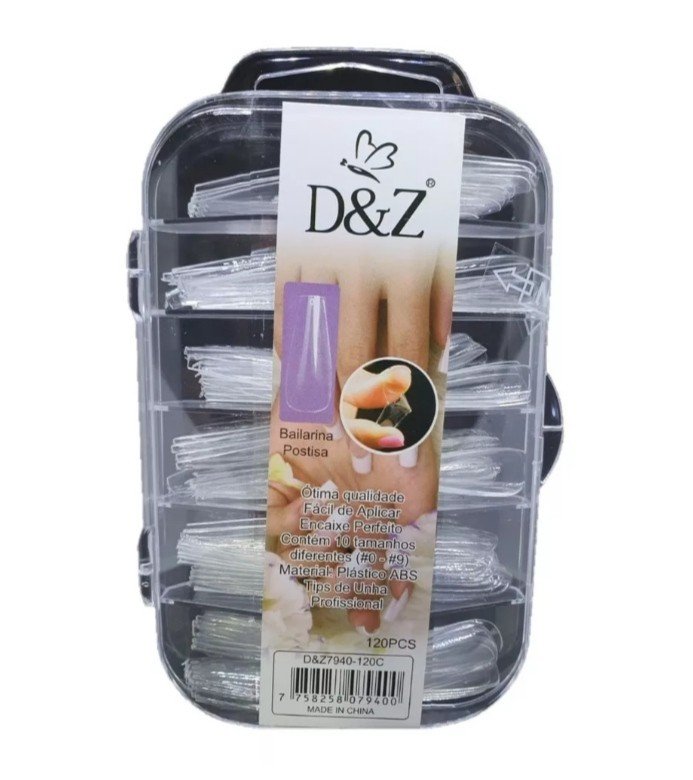 Unha postiça Bailarina - D&Z - 120 peças 