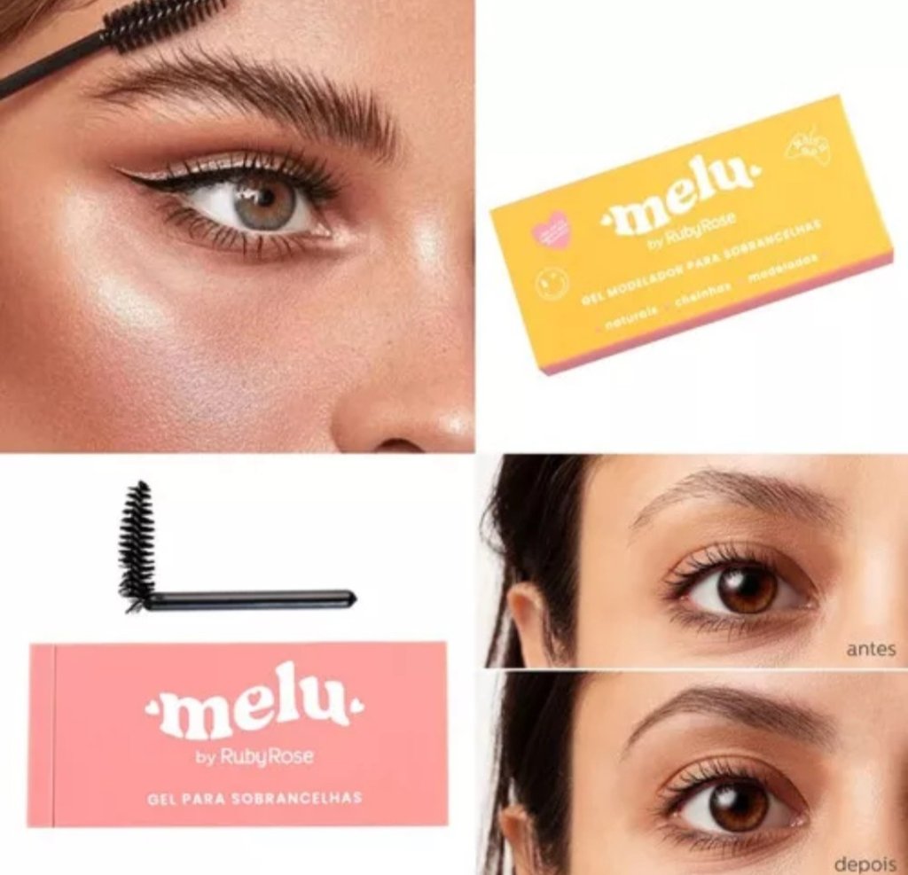 Gel para sobrancelhas- Melu - Ruby Rose 