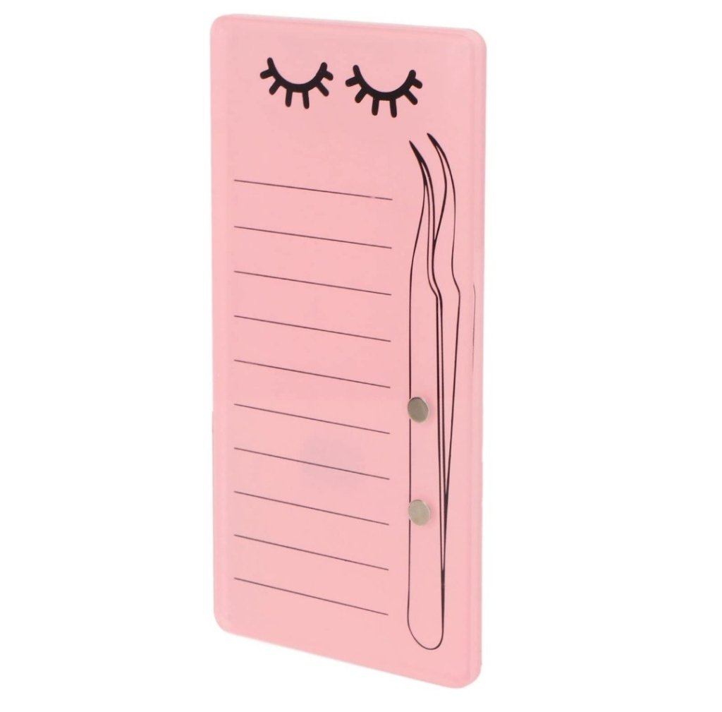 Placa de acrílico Rosa -  Cílios 