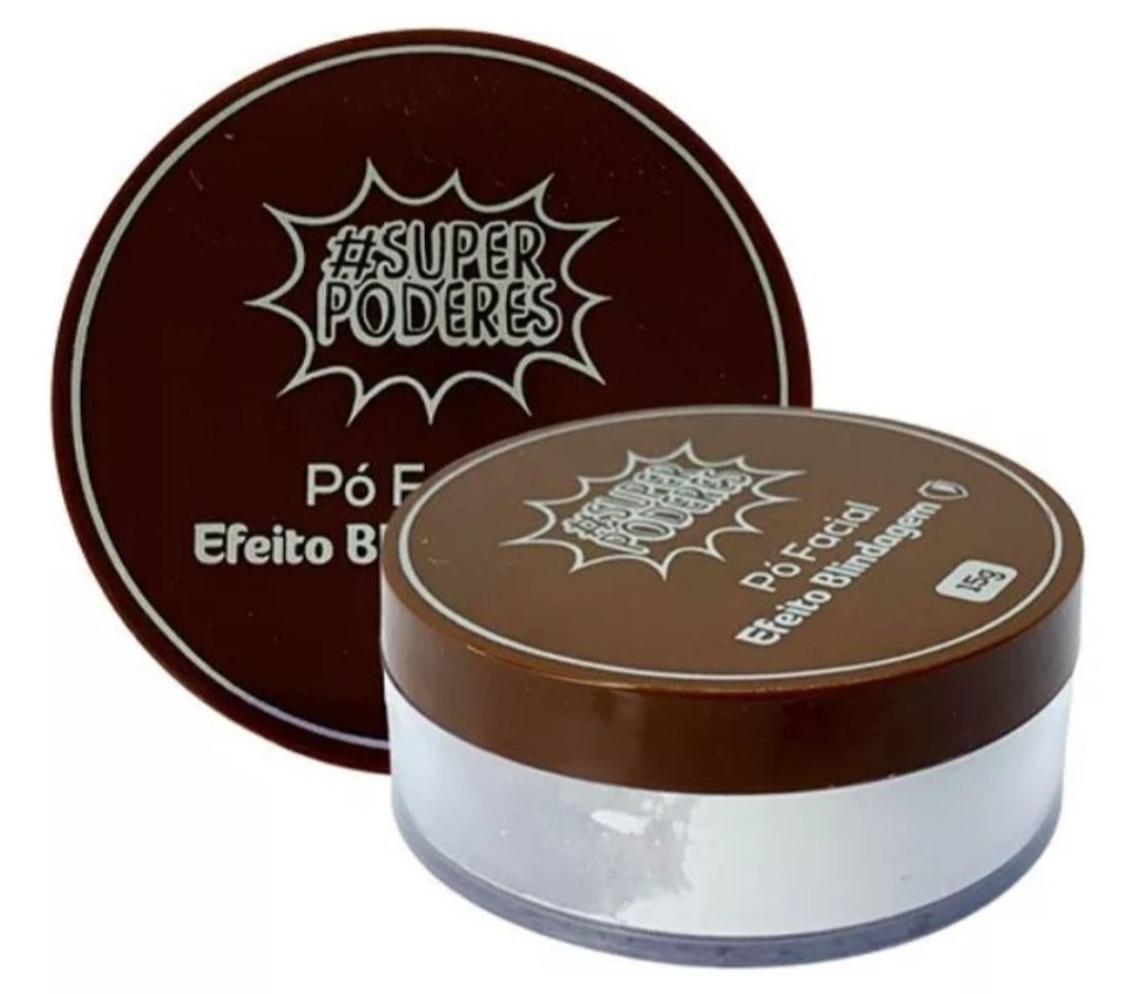 Pó facial efeito blindagem - Super Poderes 