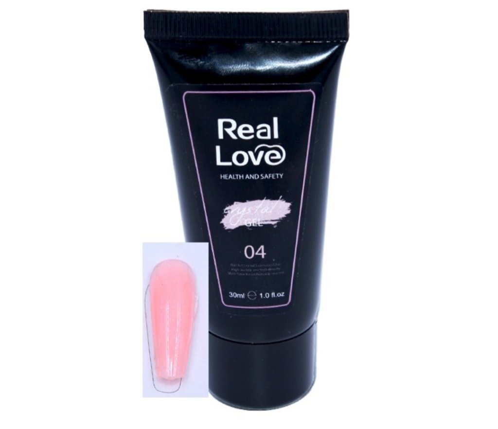 Polygel com glitter - Real Love 