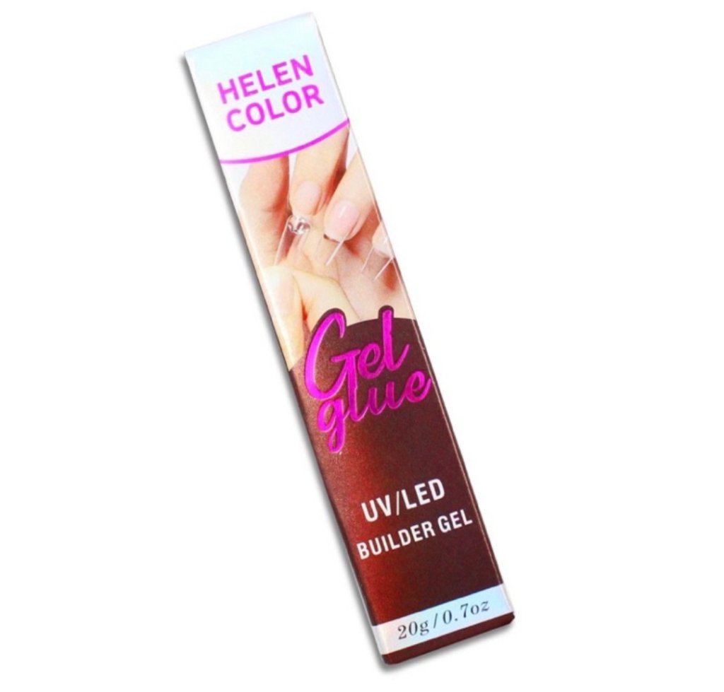Cola para unhas postiças - Helen Color - Seca na cabine 