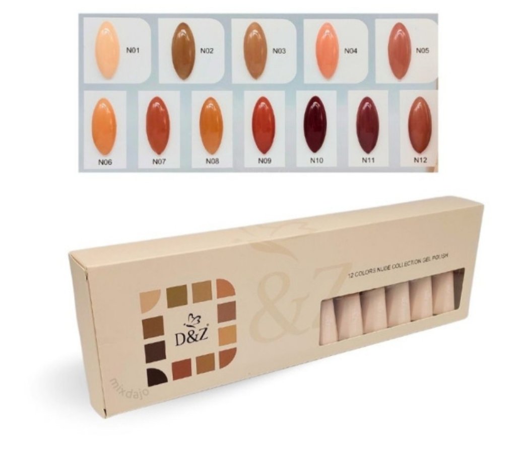 Esmalte em gel - Coleção Nude - D&z 