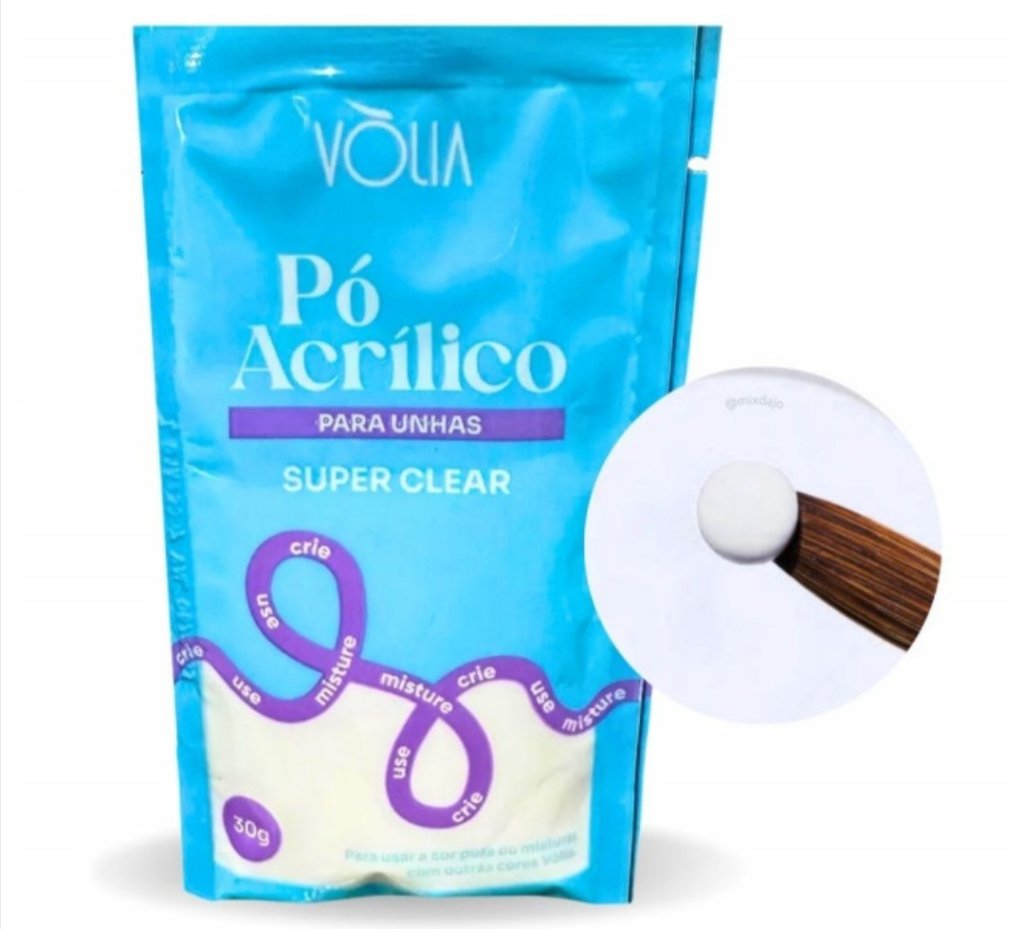 Pó Acrílico Sachê -VOLIA-  Clear  