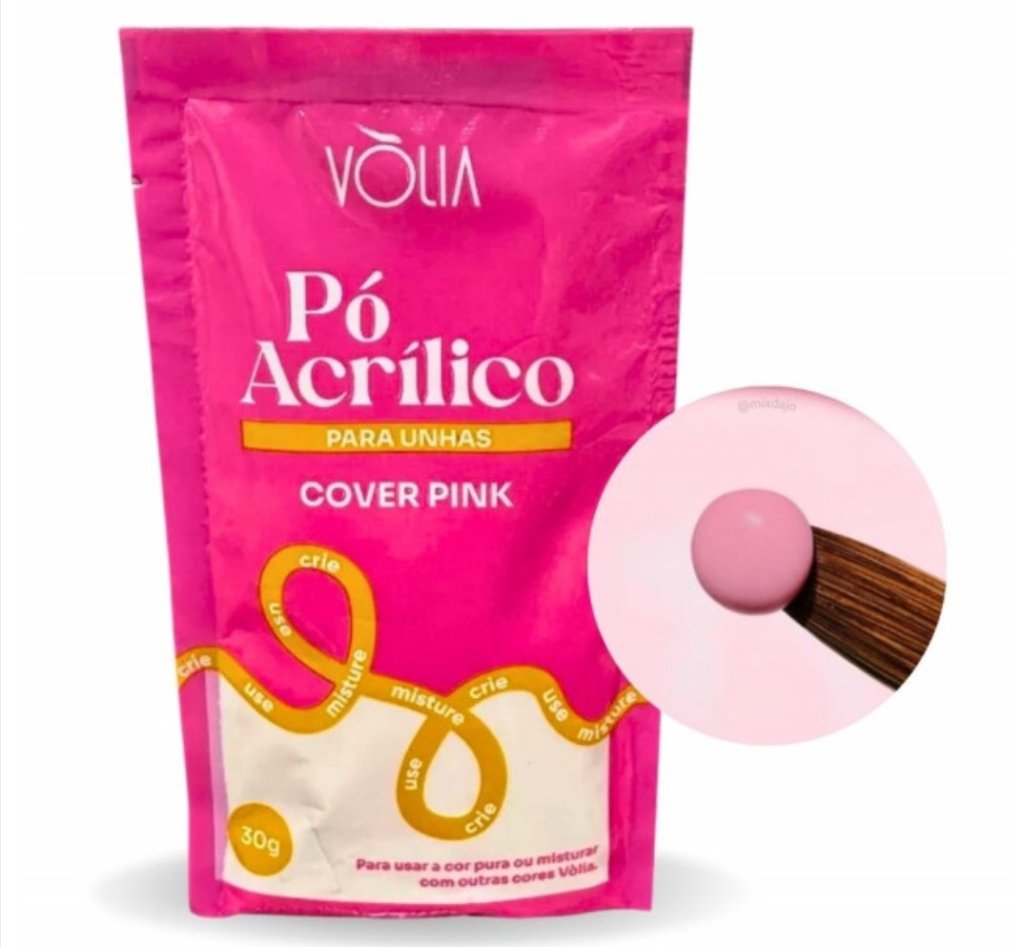 Pó Acrílico Sachê -VOLIA-  Cover Pink 