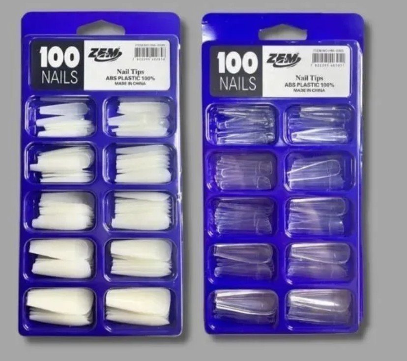 Unha postiça Zem 100 un - bailarina 