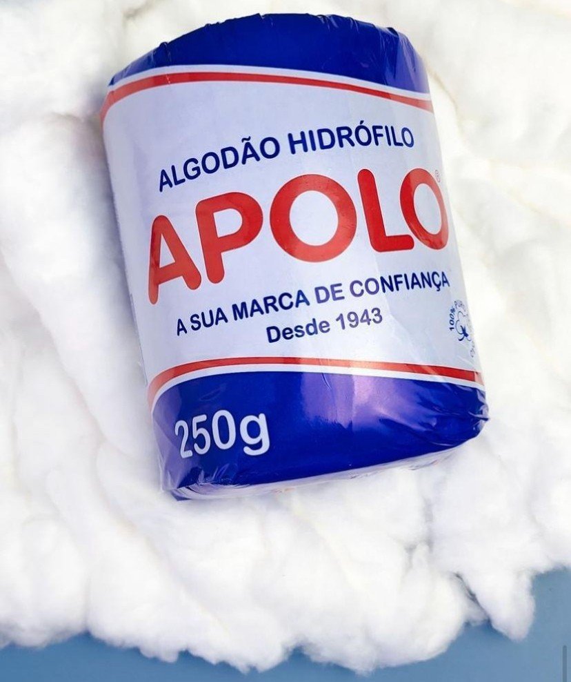 Algodão Hidrófilo - Rolo 250g. 