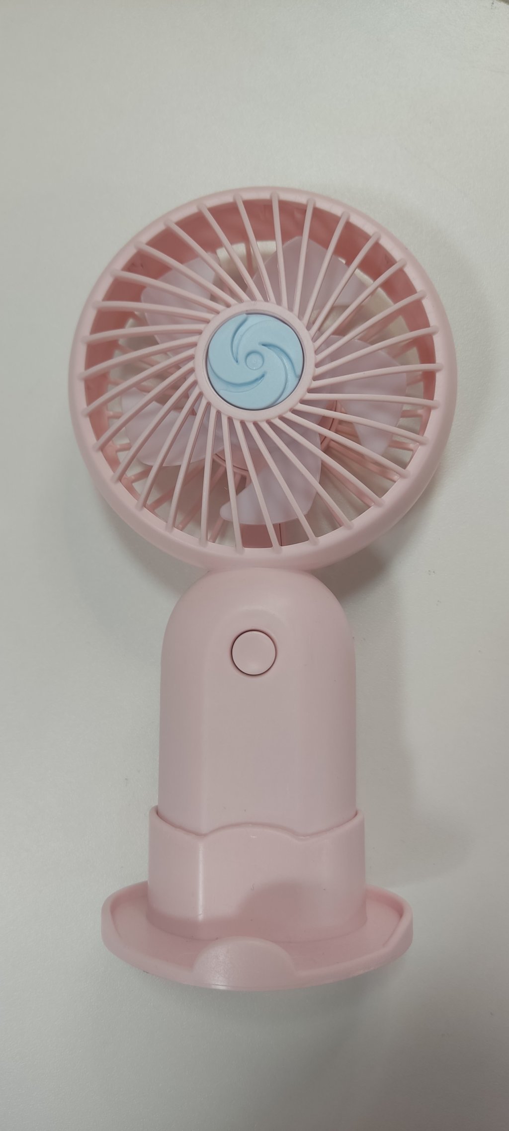 Ventilador HAND FAN. - rosa claro 