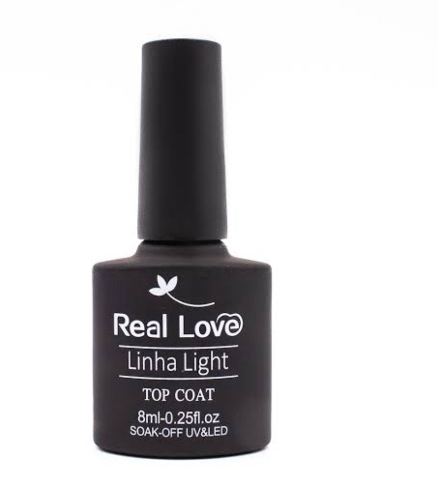Top Coat Real Love - linha Light - 8ml 