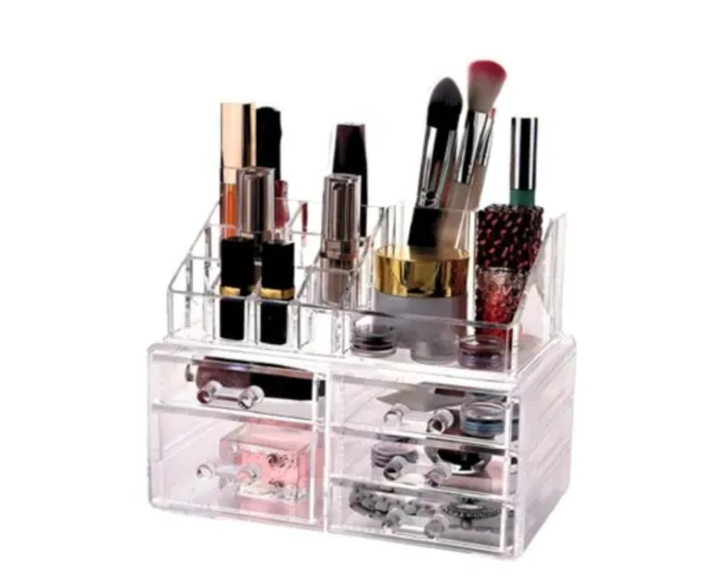 Organizador de acrílico 5 gavetas 