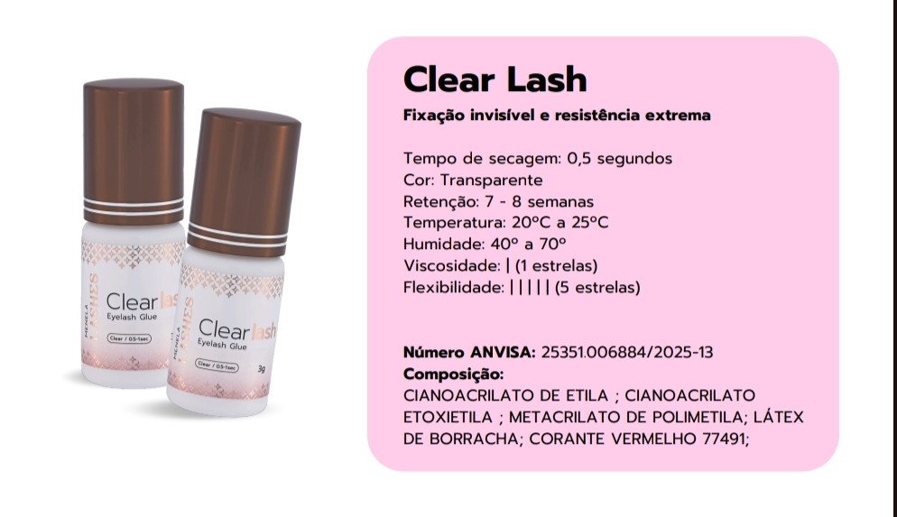 Cola Menela - ( transparente) Clear Lash 
