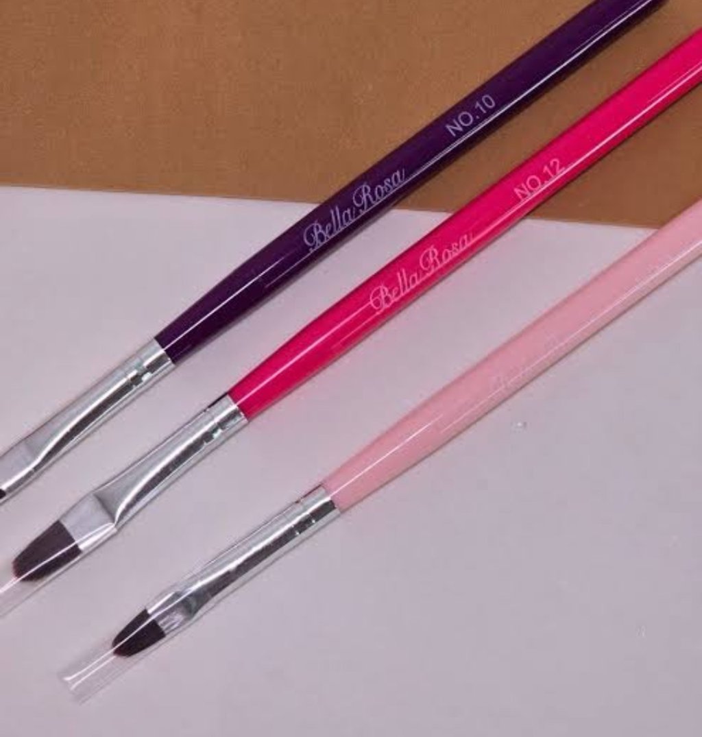 Pincel para gel - Bella rosa unidade 